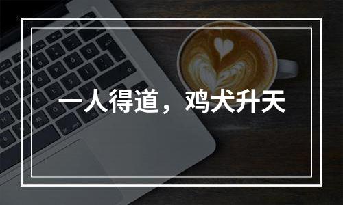 一人得道，鸡犬升天