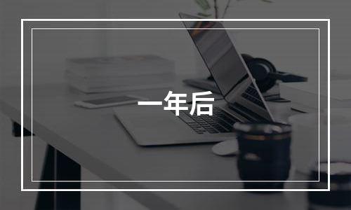 一年后