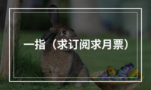 一指（求订阅求月票）