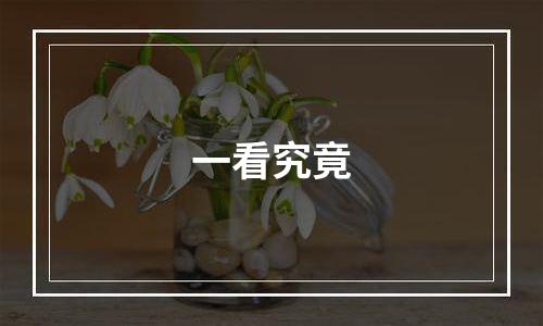 一看究竟