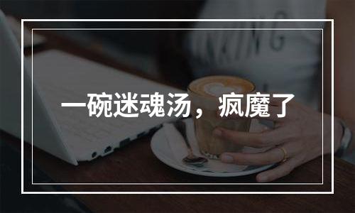 一碗迷魂汤，疯魔了