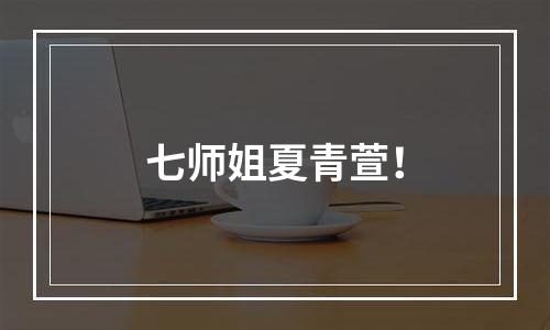 七师姐夏青萱！