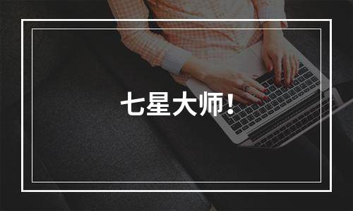 七星大师！