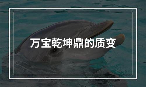 万宝乾坤鼎的质变