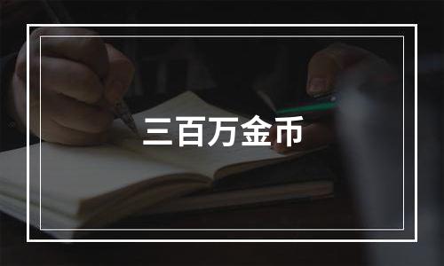 三百万金币