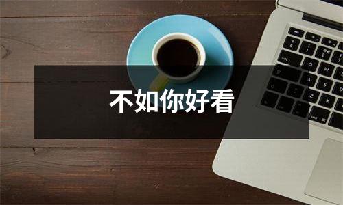 不如你好看