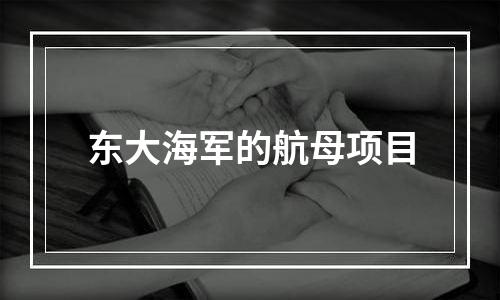 东大海军的航母项目