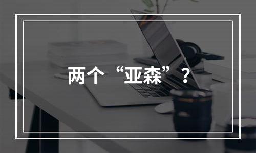 两个“亚森”？