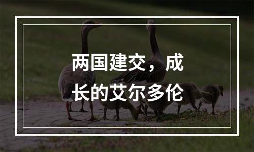 两国建交，成长的艾尔多伦