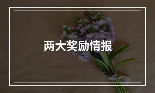 两大奖励情报