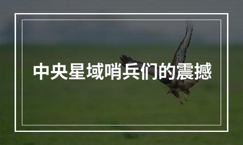 中央星域哨兵们的震撼