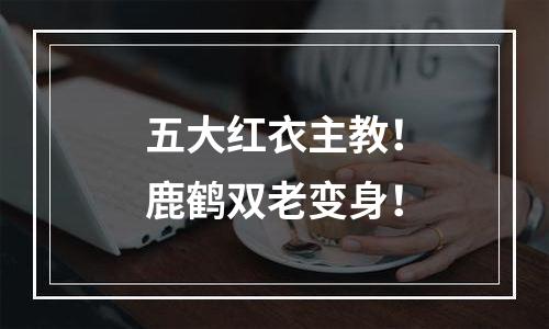 五大红衣主教！鹿鹤双老变身！
