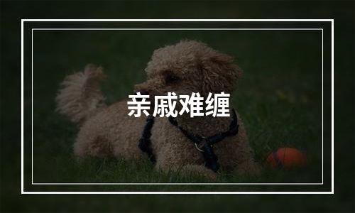 亲戚难缠