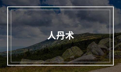 人丹术