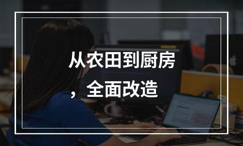 从农田到厨房，全面改造