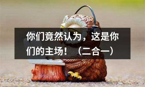 你们竟然认为，这是你们的主场！（二合一）