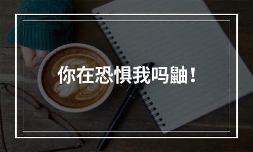 你在恐惧我吗鼬！