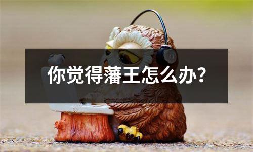 你觉得藩王怎么办？