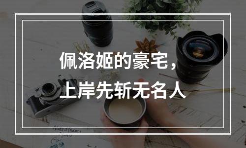 佩洛姬的豪宅，上岸先斩无名人