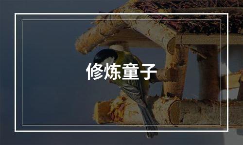 修炼童子