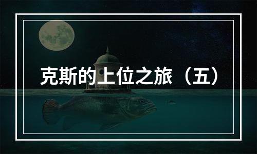 克斯的上位之旅（五）