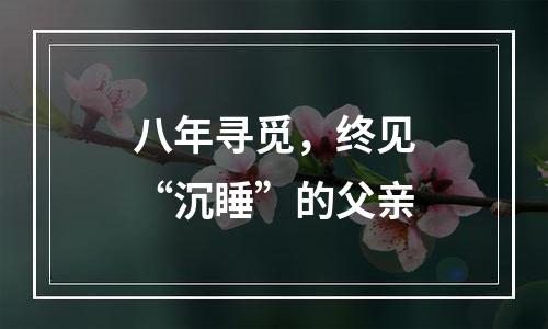 八年寻觅，终见“沉睡”的父亲
