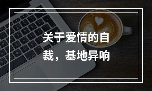 关于爱情的自裁，基地异响