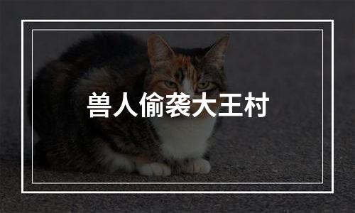 兽人偷袭大王村