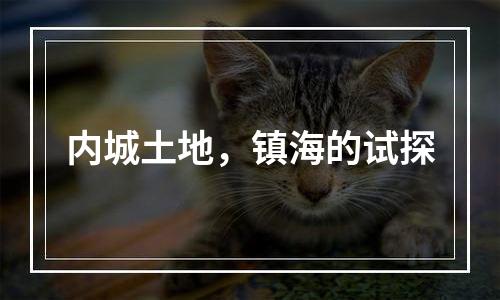 内城土地，镇海的试探