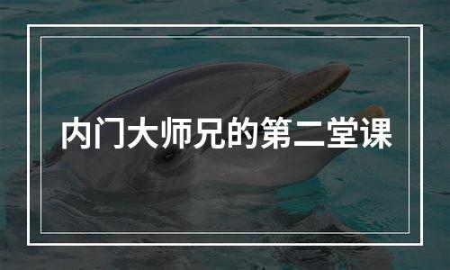 内门大师兄的第二堂课