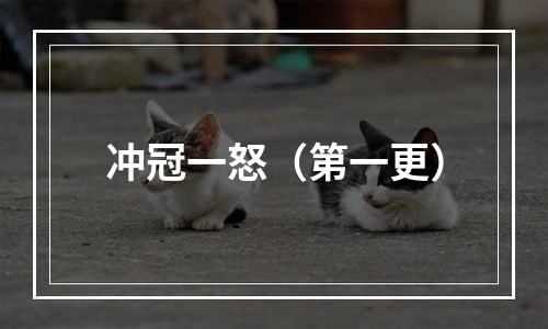冲冠一怒（第一更）