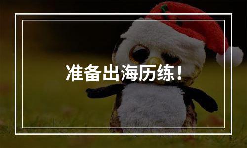 准备出海历练！