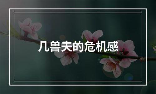 几兽夫的危机感