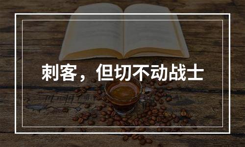刺客，但切不动战士