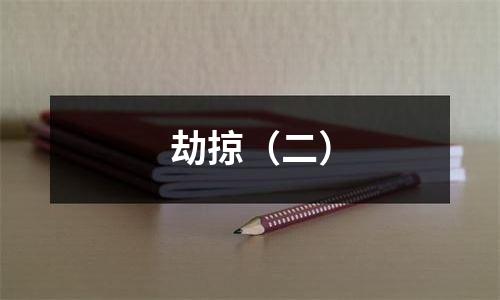 劫掠（二）