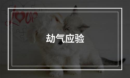 劫气应验