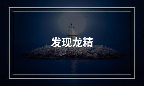 发现龙精