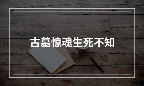 古墓惊魂生死不知