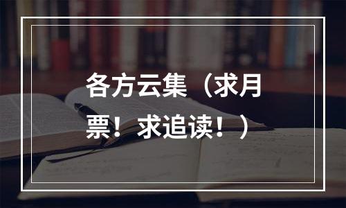各方云集（求月票！求追读！）