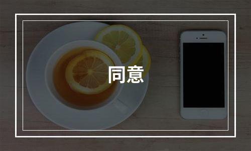 同意