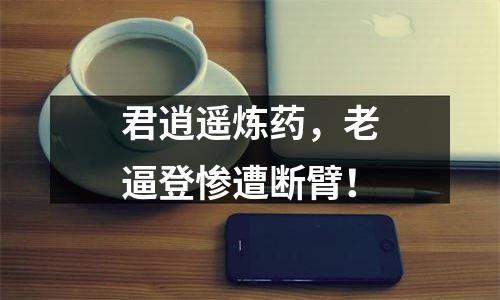 君逍遥炼药，老逼登惨遭断臂！