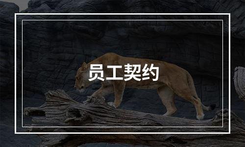员工契约