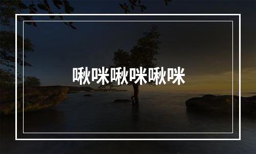 啾咪啾咪啾咪