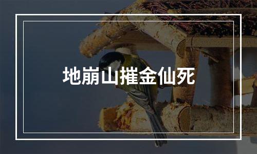 地崩山摧金仙死