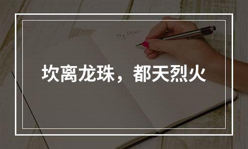 坎离龙珠，都天烈火