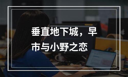 垂直地下城，早市与小野之恋