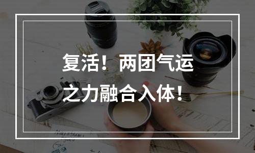 复活！两团气运之力融合入体！