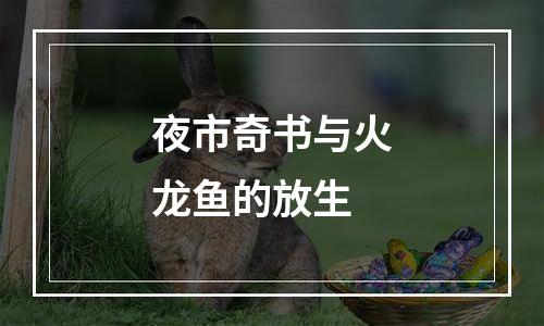 夜市奇书与火龙鱼的放生