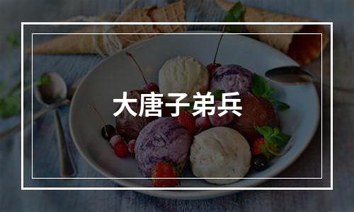 大唐子弟兵