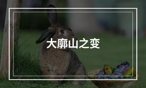 大廓山之变